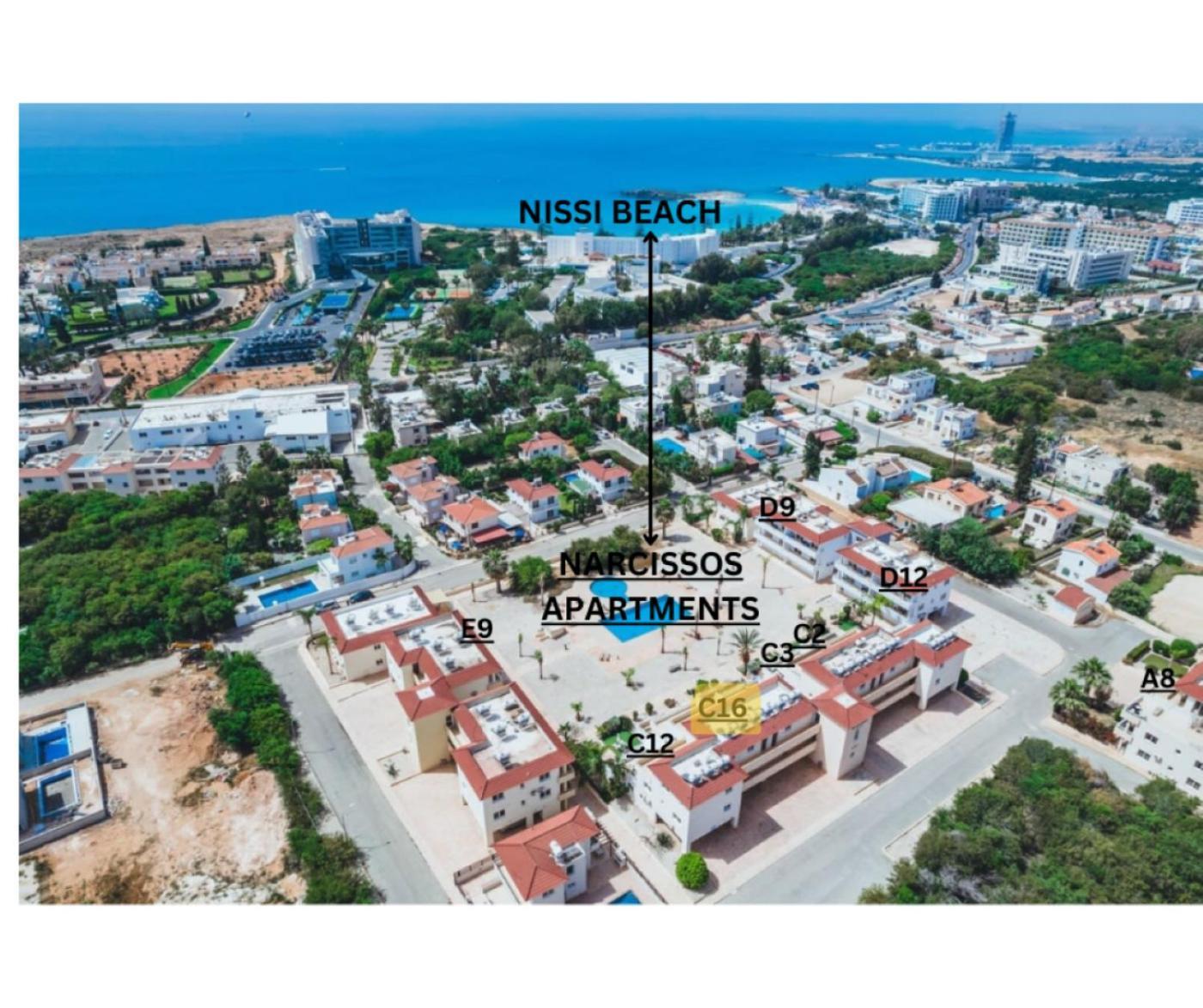 Narcissos Nissi Beach Apartment C16 Aya Napa Dış mekan fotoğraf